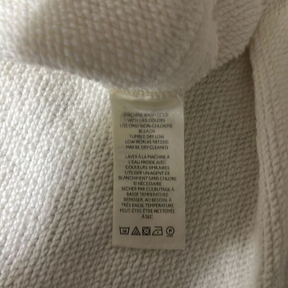 free people XS S M Coconut Milk Wonderful Oversized Cotton Sweater Pullover - Picture 16 of 16